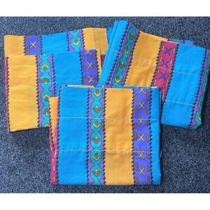 Disney Pocahontas 3 Piece Valance Set 80 X 14 in. Curtains Vintage Made In USA